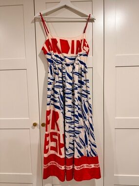 Summer Midi Dress Coastal Travel Sardinia size Small